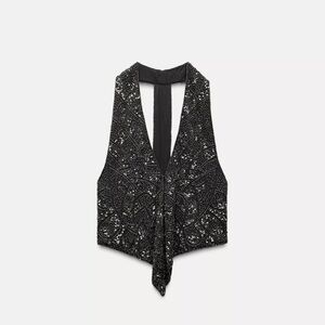 ZARA Beaded Top NEW!!!